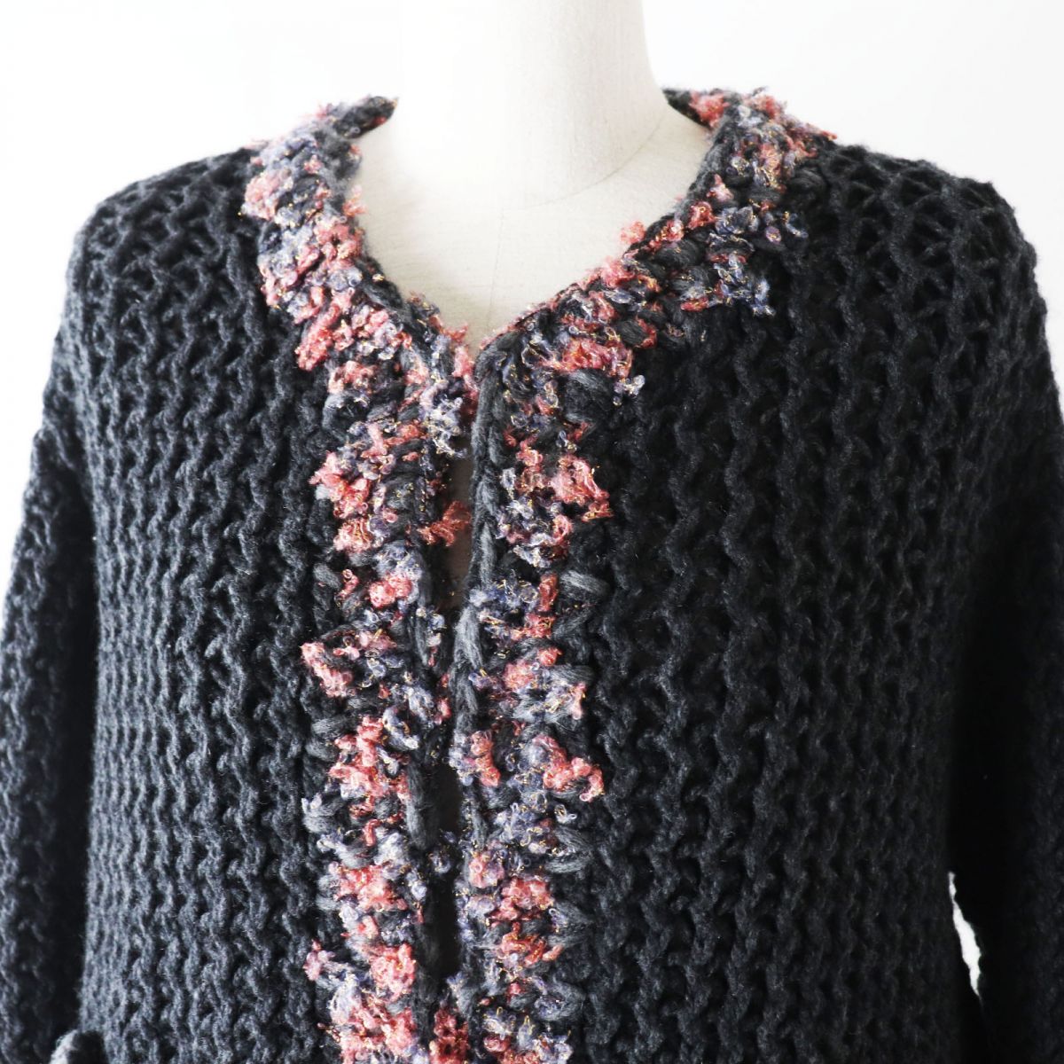 Chanel Cashmere Cardigan COCO Mark Button Apparel