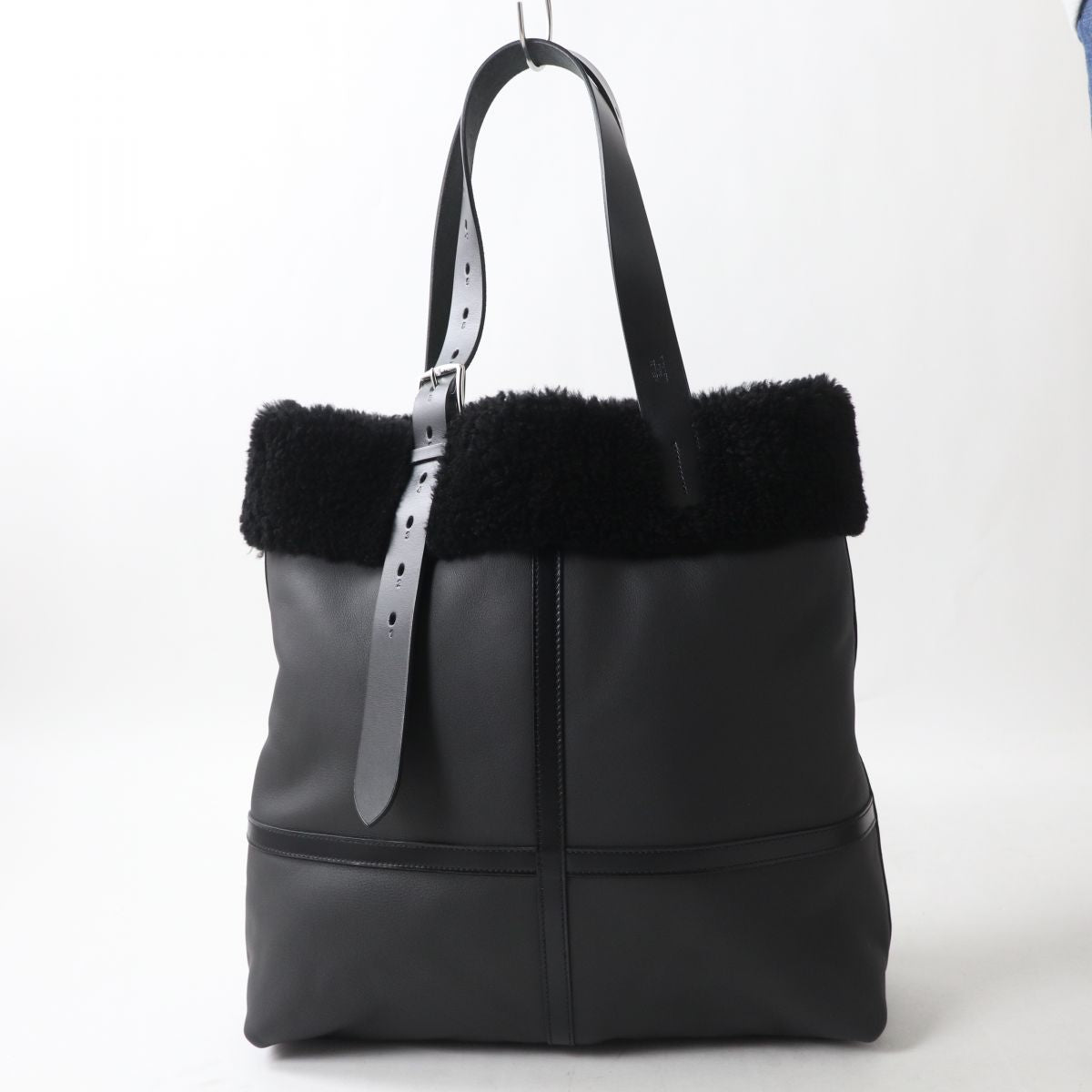 Tote Bag Taurillon Clemence Cristobal Black