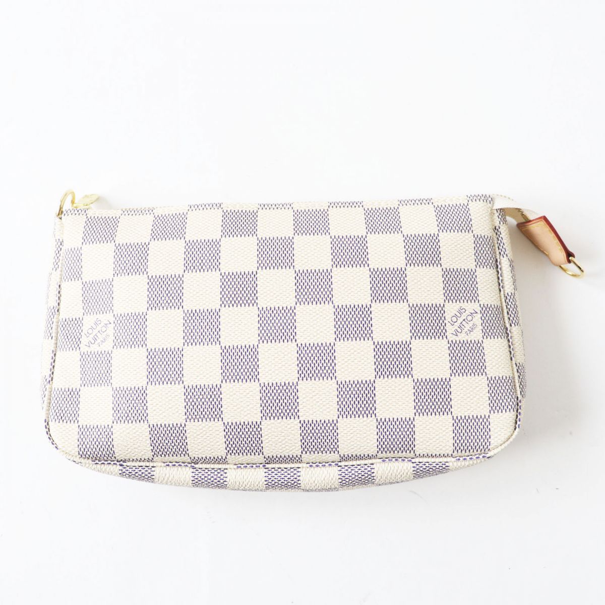 Louis Vuitton Accessory pouch N41207 Damier Azur Canvas Gray Clutch Bag