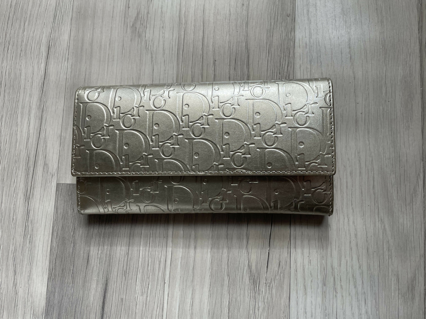 Dior Handbag wallet Gold
