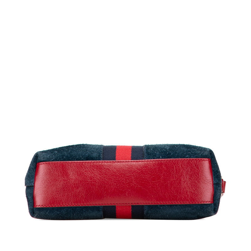 Gucci Ophidia Shearling Shoulder Bag Leather