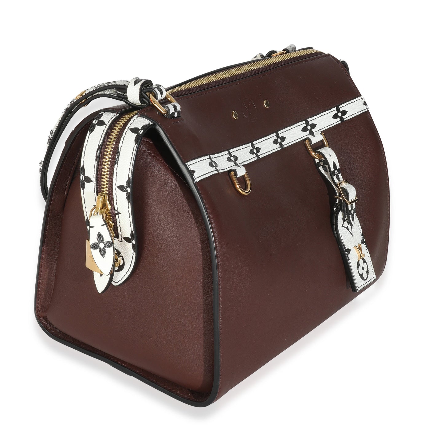 Louis Vuitton Burgundy Speedy Amazon MM Calfskin Handbag
