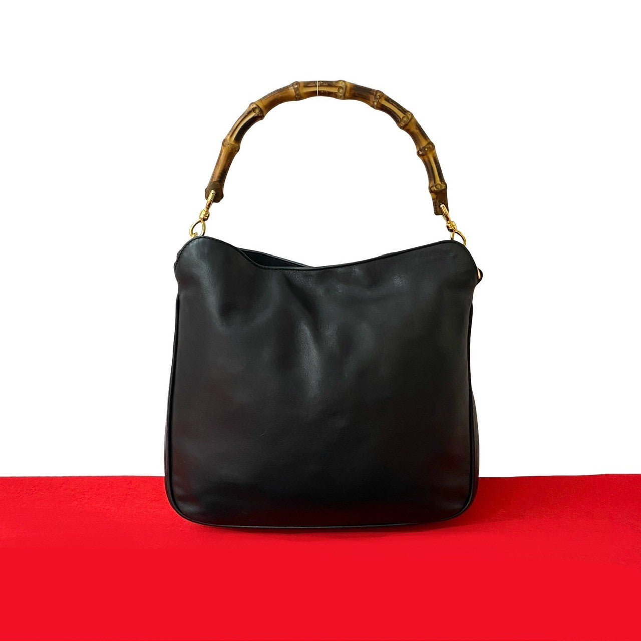 Gucci Bamboo Handbag Leather Travel Bag Handbag 14