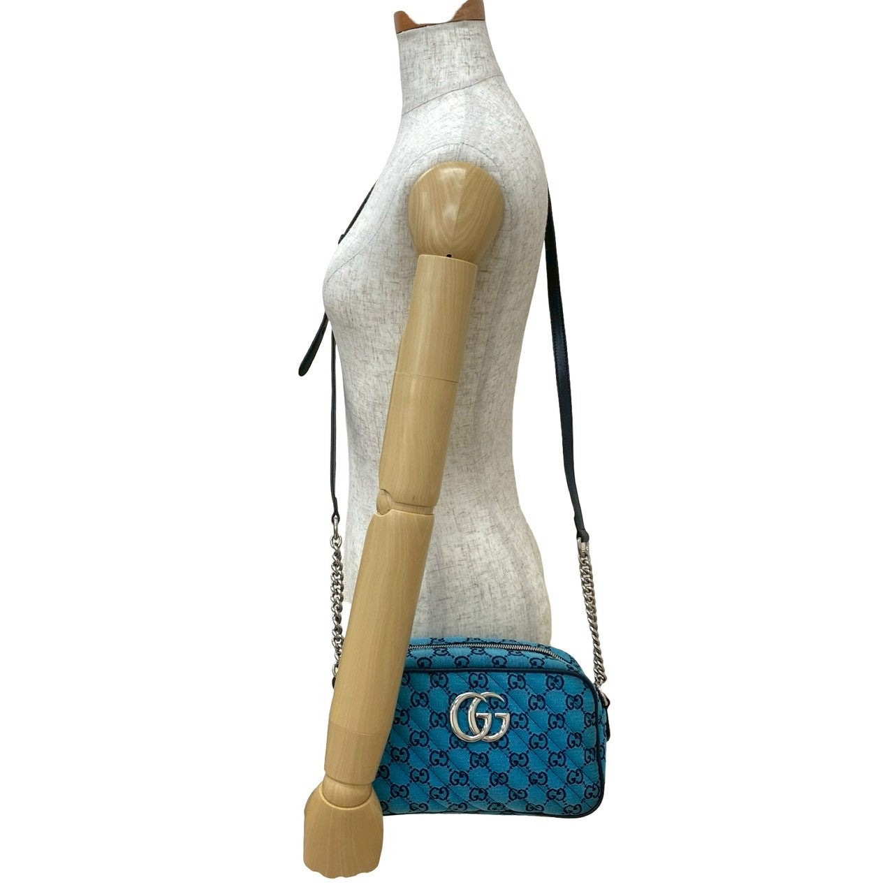 Gucci Marmont Shoulder Bag Leather Canvas
