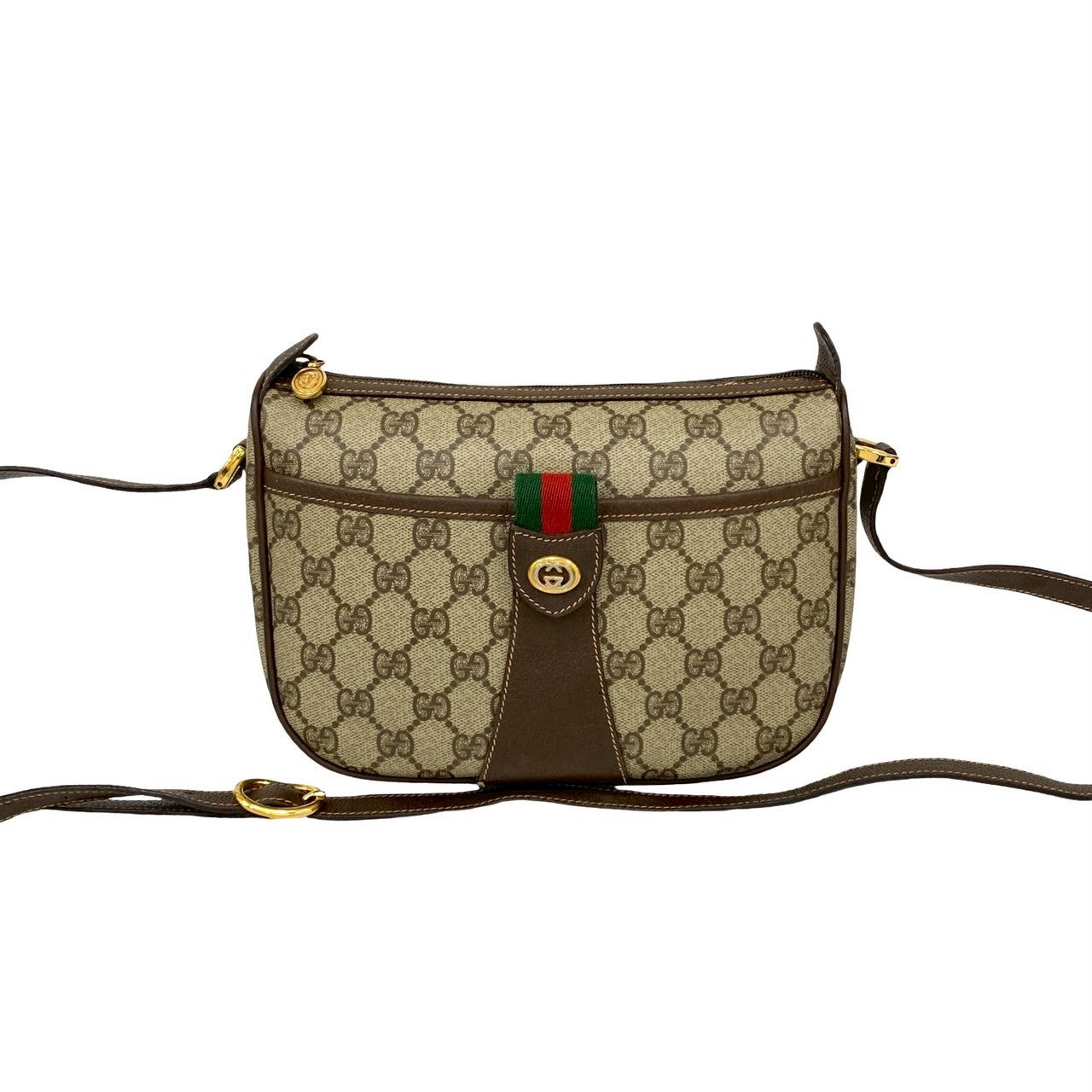 Gucci Pvc Shoulder Bag Leather Logo Bag 3