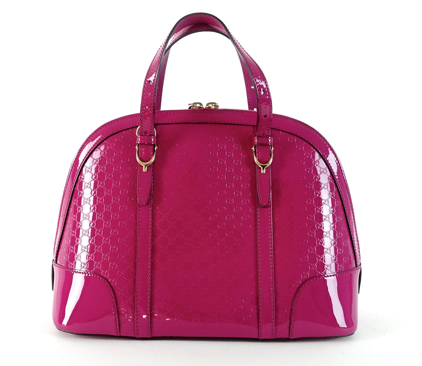 Gucci Nice Microssima Patent Bag Leather Small Travel Bag