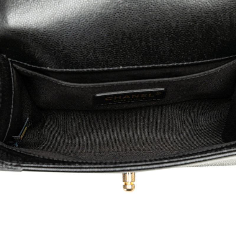Chanel Boy Caviar 2way Shoulder Bag