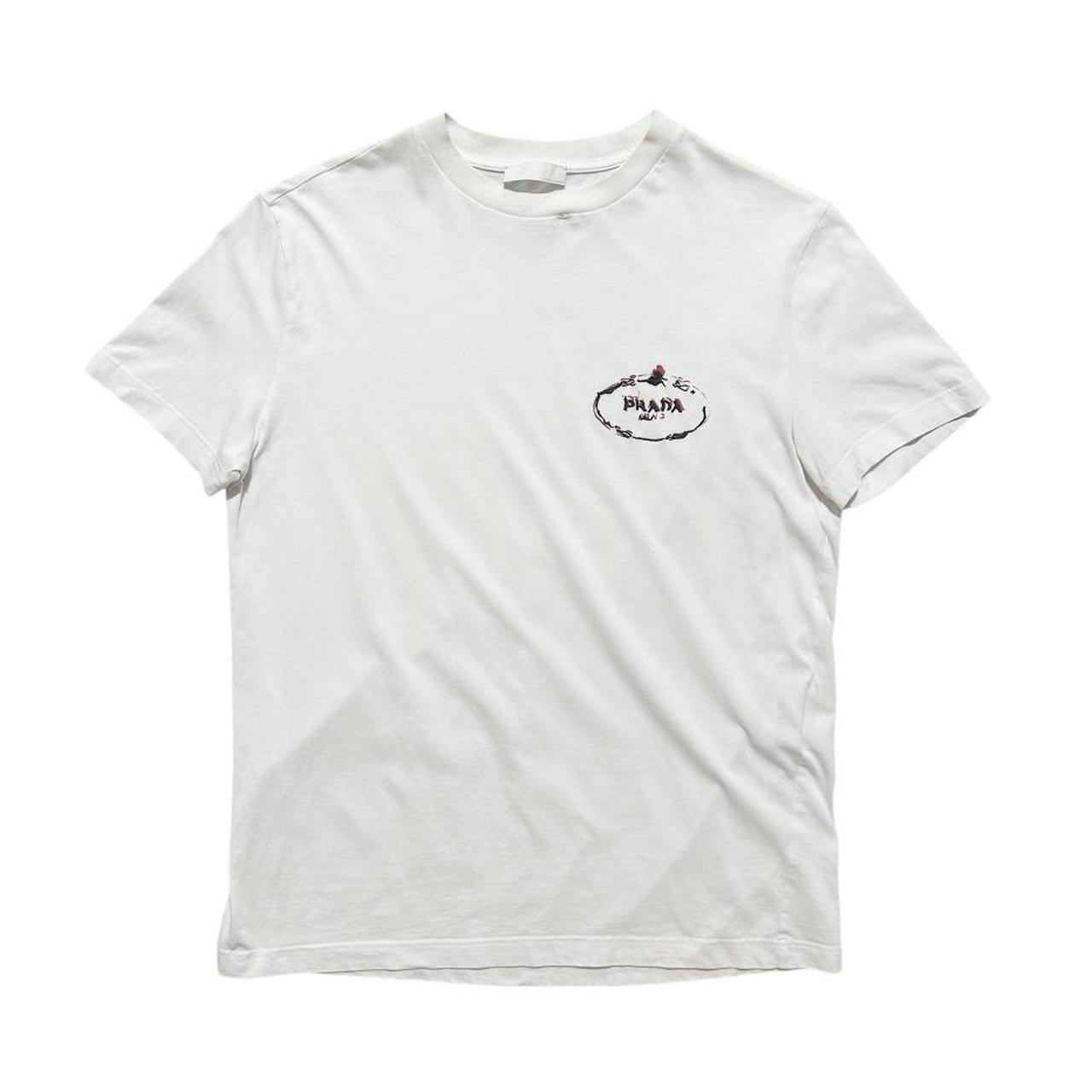 Prada Handbag Print T-Shirt 3 White