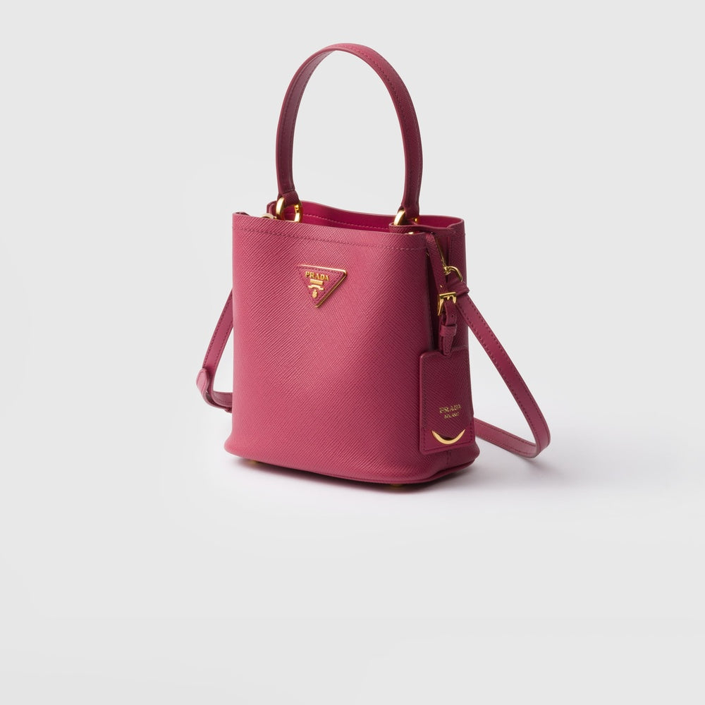 Prada Panier Bag Leather Saffiano Mini Travel Bag