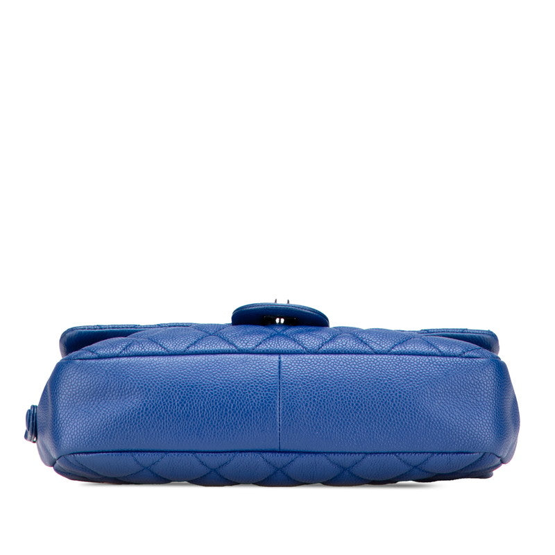 Coco Mark Matelasse Caviar Skin Shoulder Bag Signature