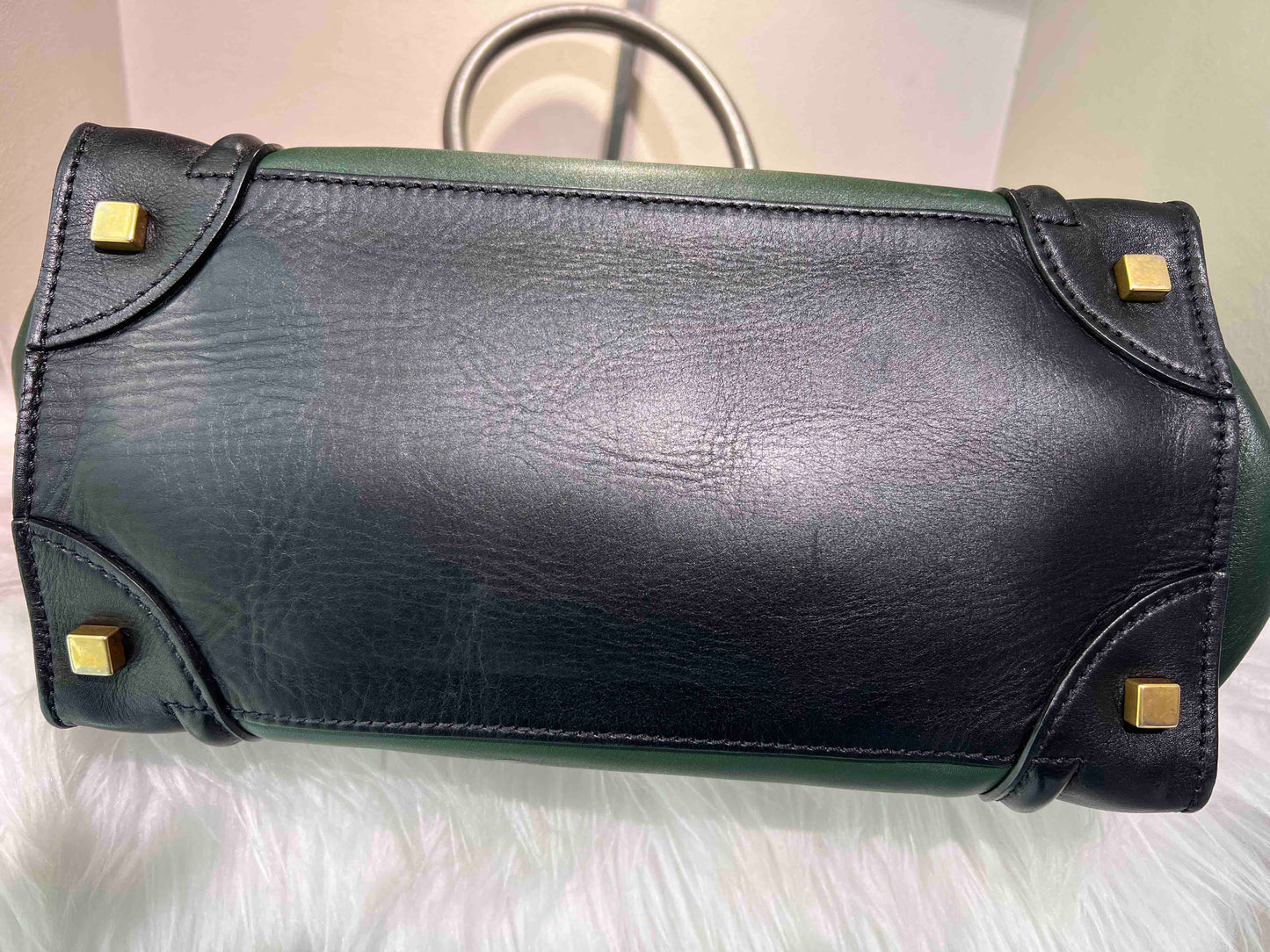 Luxury Luggage Smiling Face Bag In And Leather Black Travel Bag