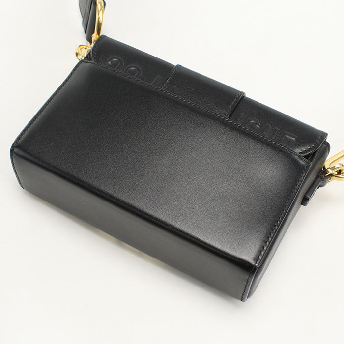Dior M Sbav M Shoulder Bag Montaigne Box Leather Black