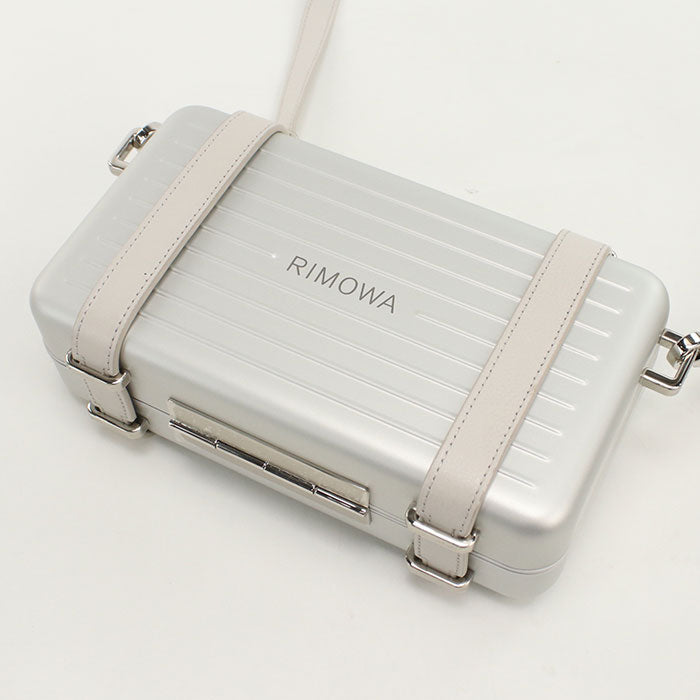 Dior Personal Crossbody Bag Collaboration Aluminum Unisex Silver