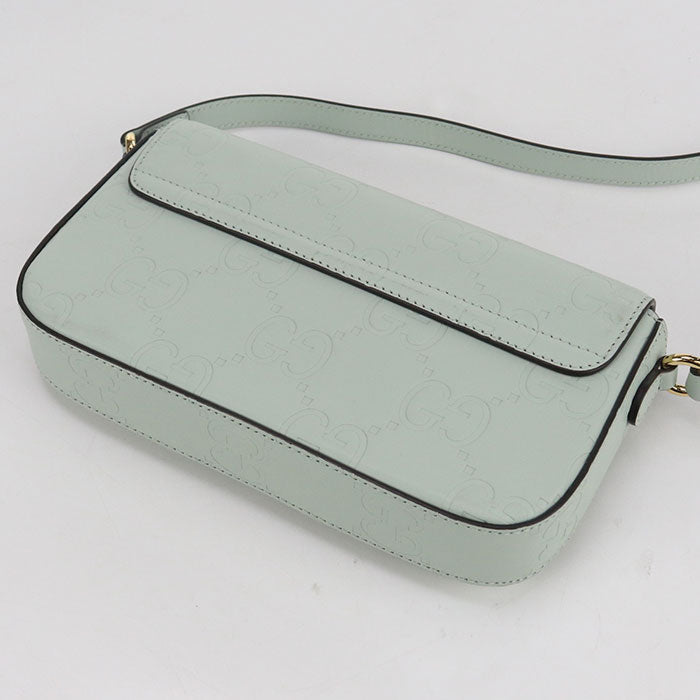Gucci GG Super Leather Green Mini Shoulder Bag