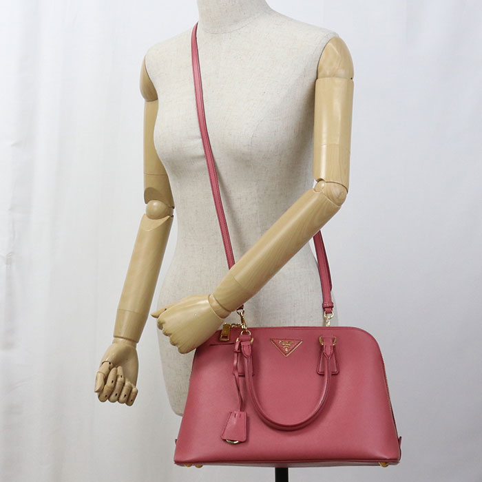 Nzv Way Safiano Handbag Women Leather Pink Travel Bag
