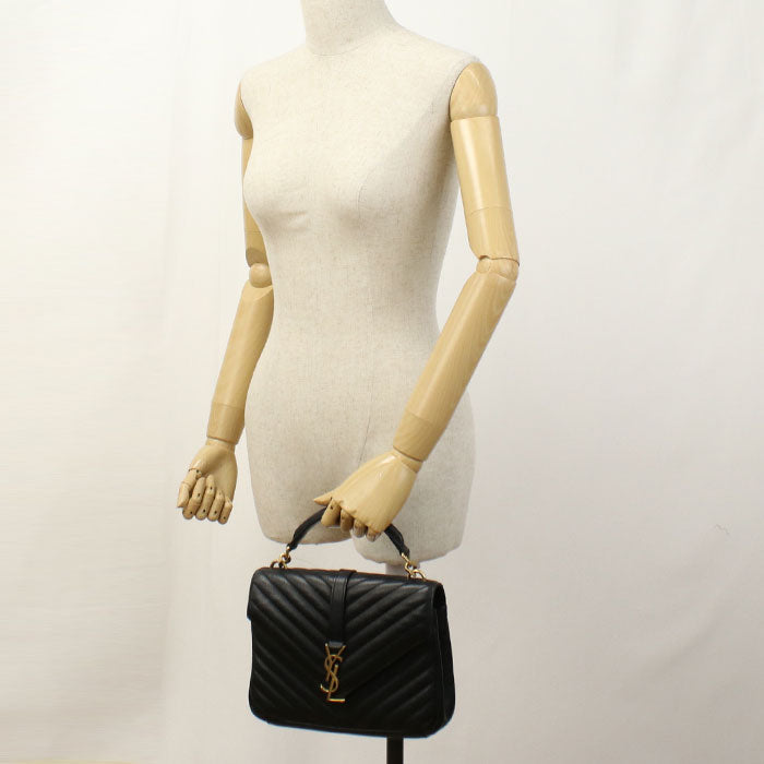 Saint 2Way Bag College Handbag Women Leather Quilted Travel Bag