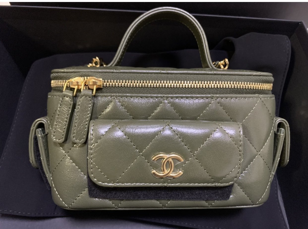 Chlvanity Bag With Strap Dark For Women Green Travel Bag