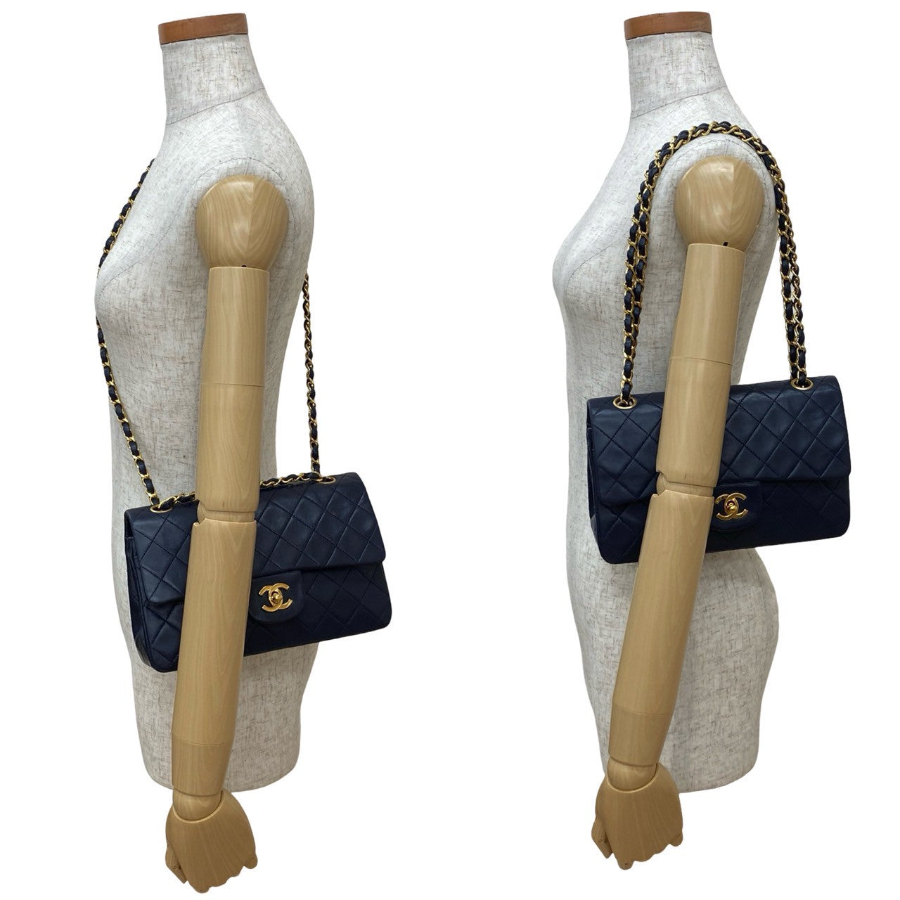 Matelasse Lambskin 2way Shoulder Bag Polished