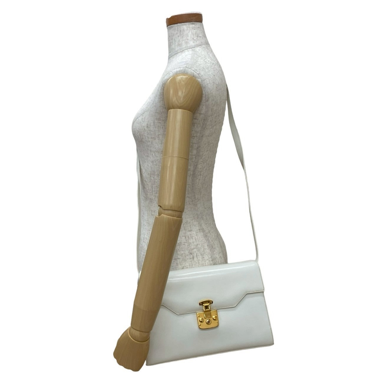Gucci Lady Lock Calf Shoulder Bag Leather