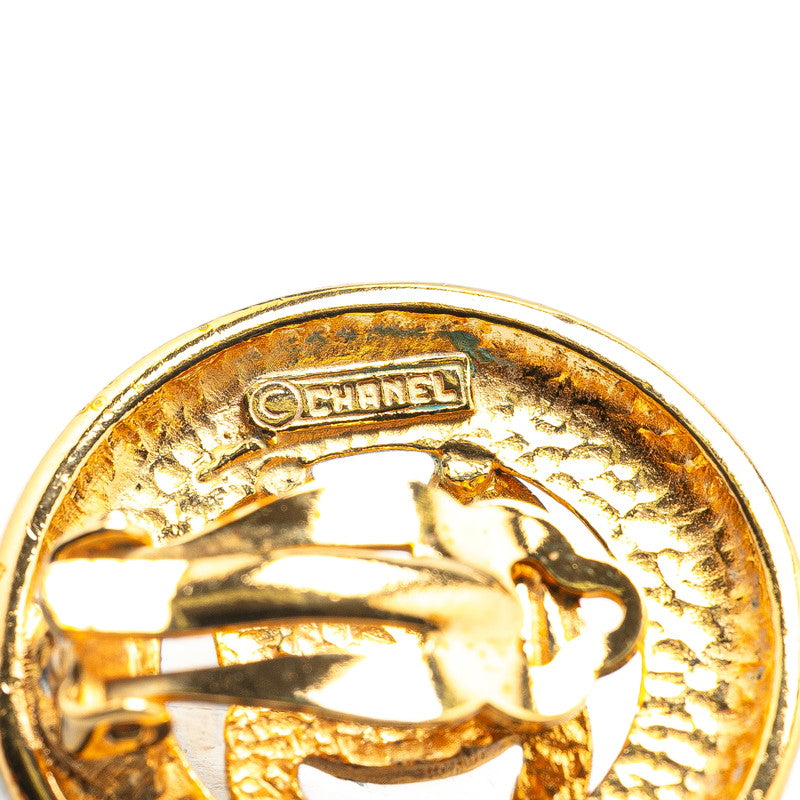Gold Plated Coco Mark Earrings Jewelry Daily