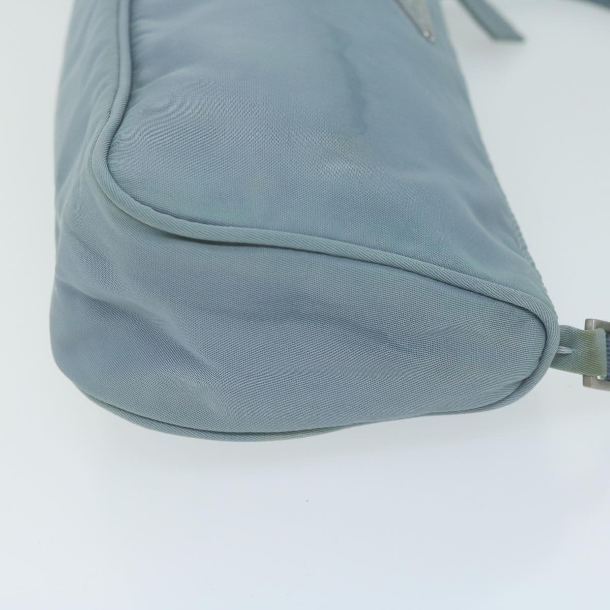 Prada Accessory Pouch Auth Luxury Handbag Nylon Blue Clutch Bag
