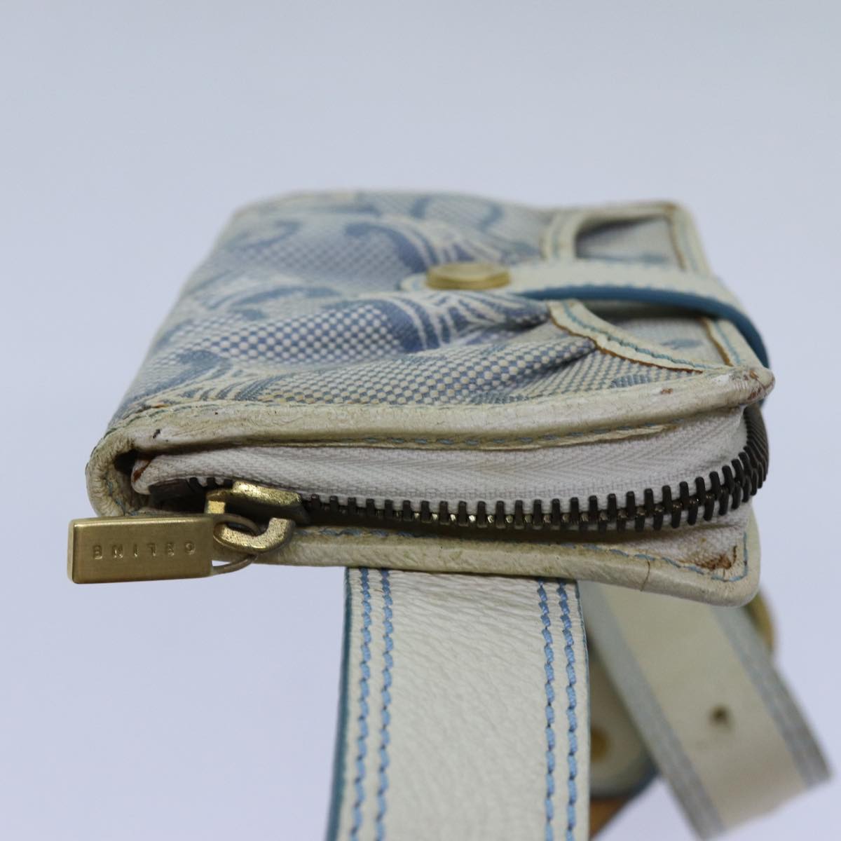 Luxury C Macadam Waist Bag Canvas Blue Travel Bag