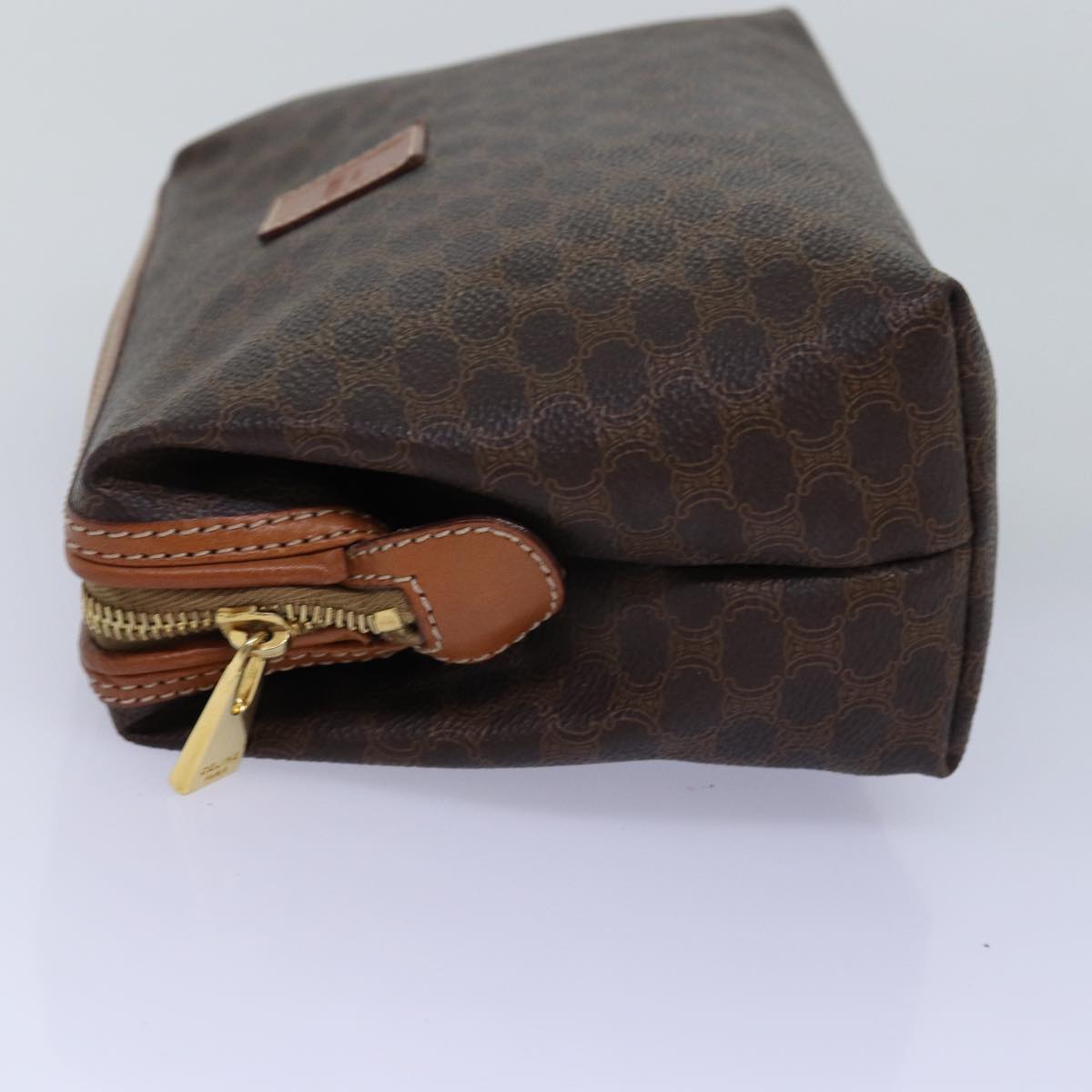 Luxury Macadam Pouch Pvc Handbag Canvas Brown Travel Bag