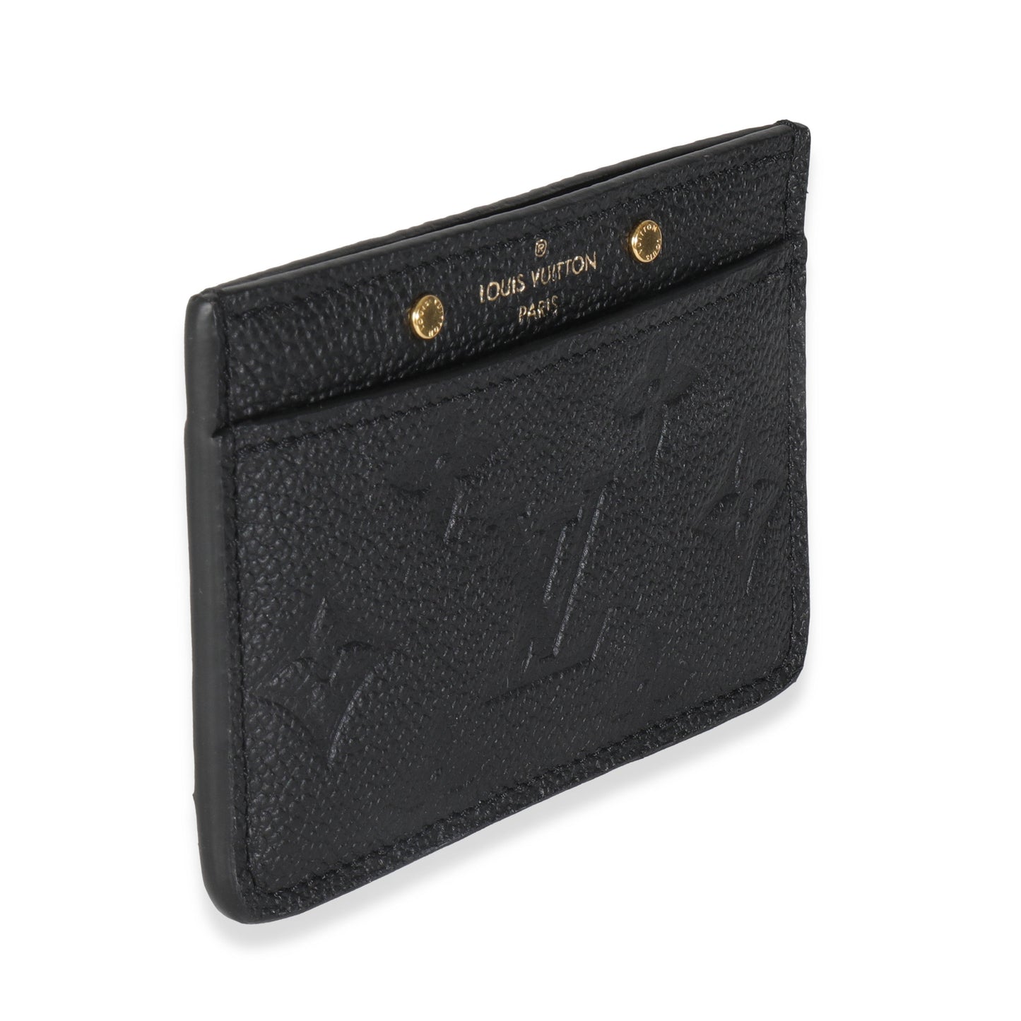 Louis Vuitton Empreinte Credit Holder Monogram Black Wallet Case