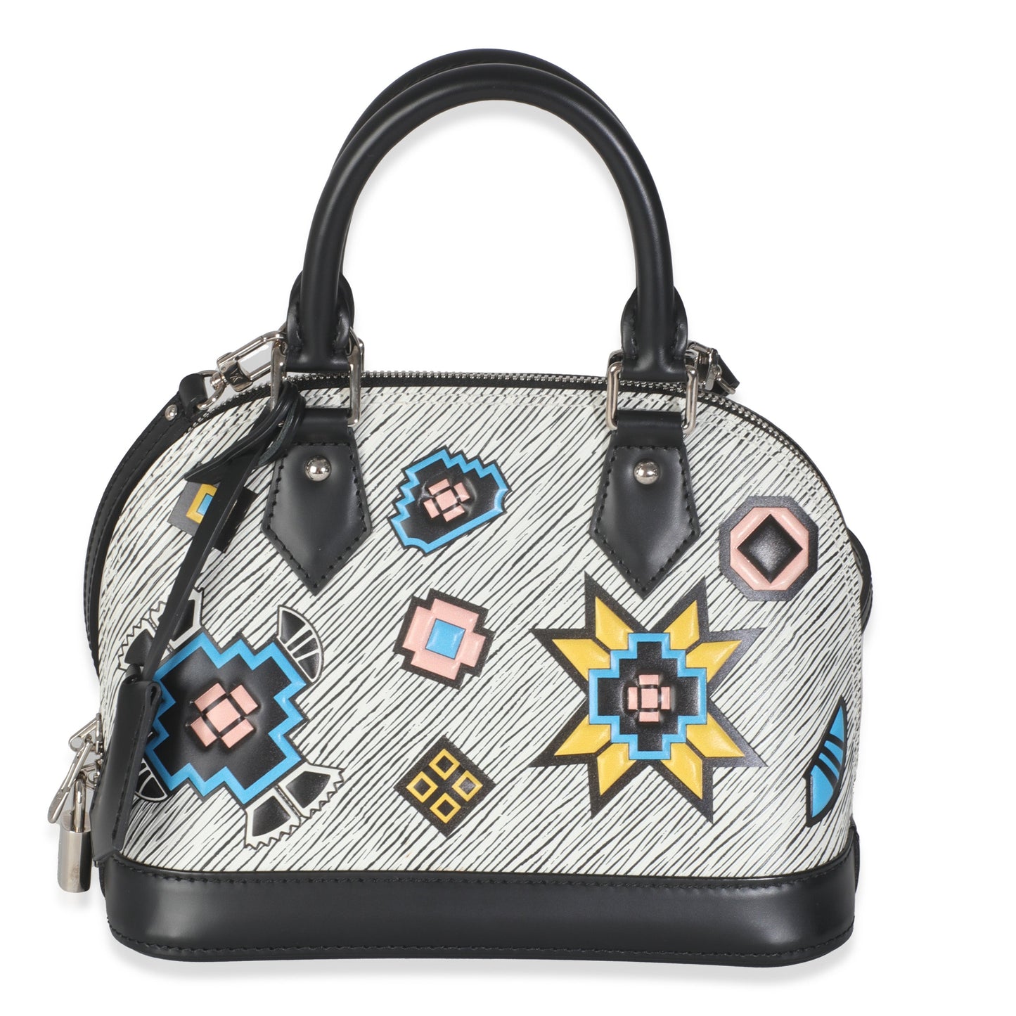 Louis Vuitton Epi Azteque Alma BB White Handbag