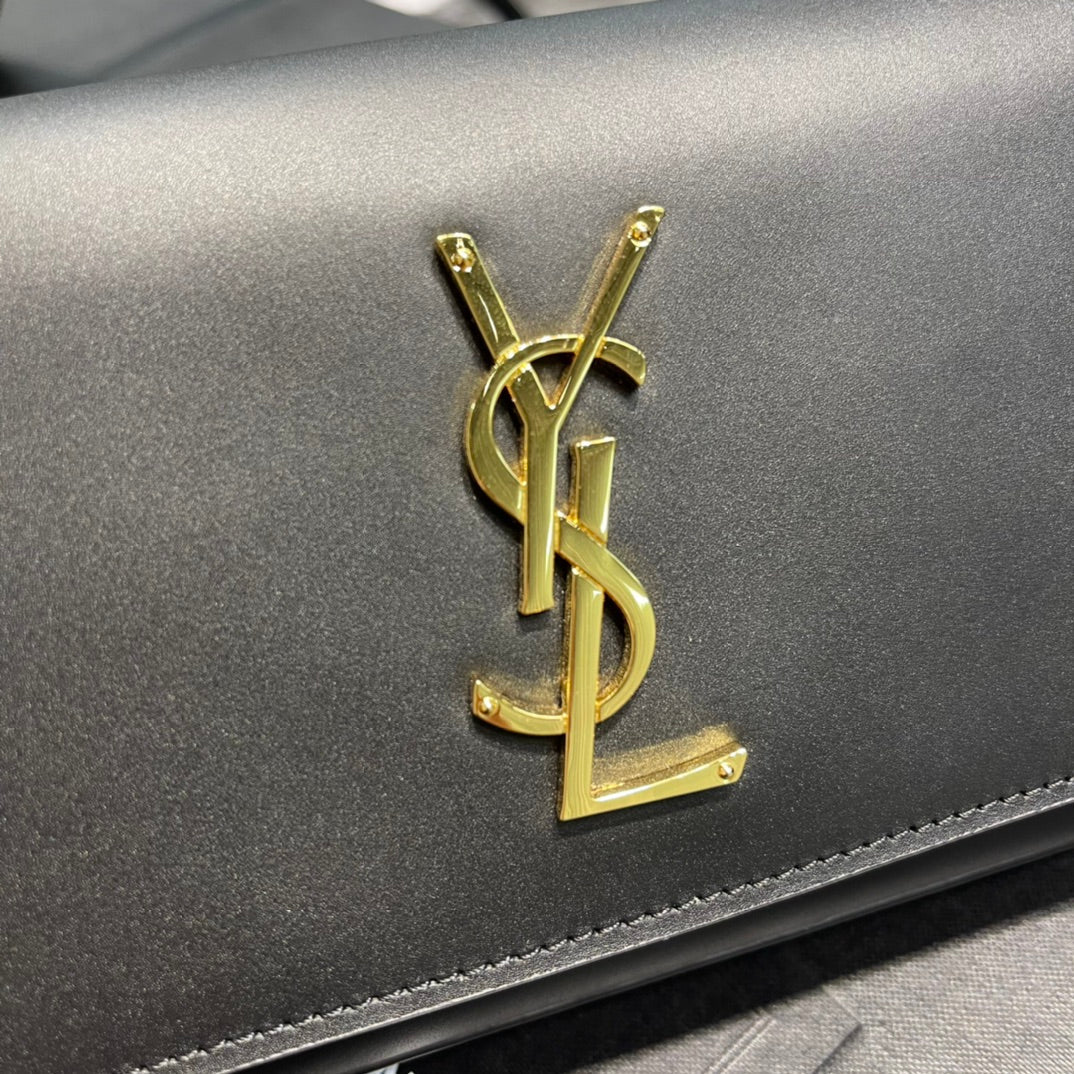 YSL Saint Laurent Kate Belt , ’s 7in Black Accessory