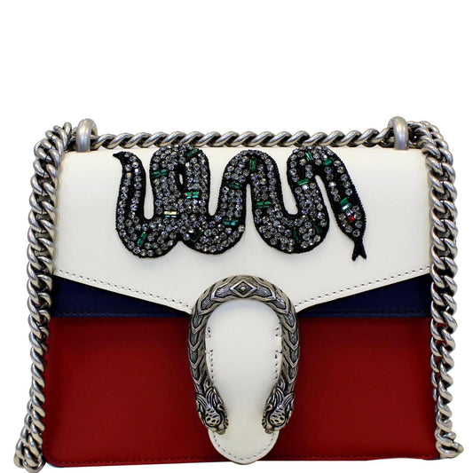 Gucci Dionysus Crystal Embroidered Snake Shoulder Bag Off Mini