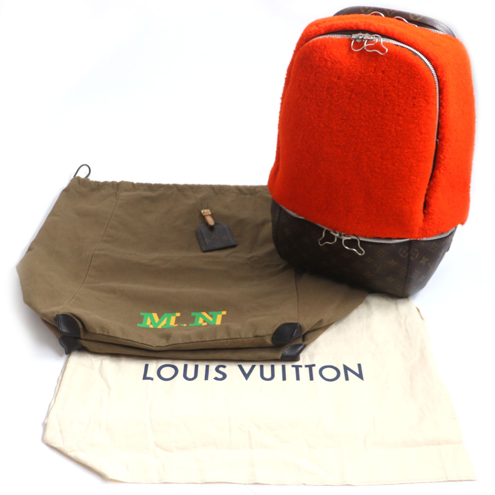 Louis Vuitton Backpack M40277 Celebrating Sac a Monogram Canvas Orange