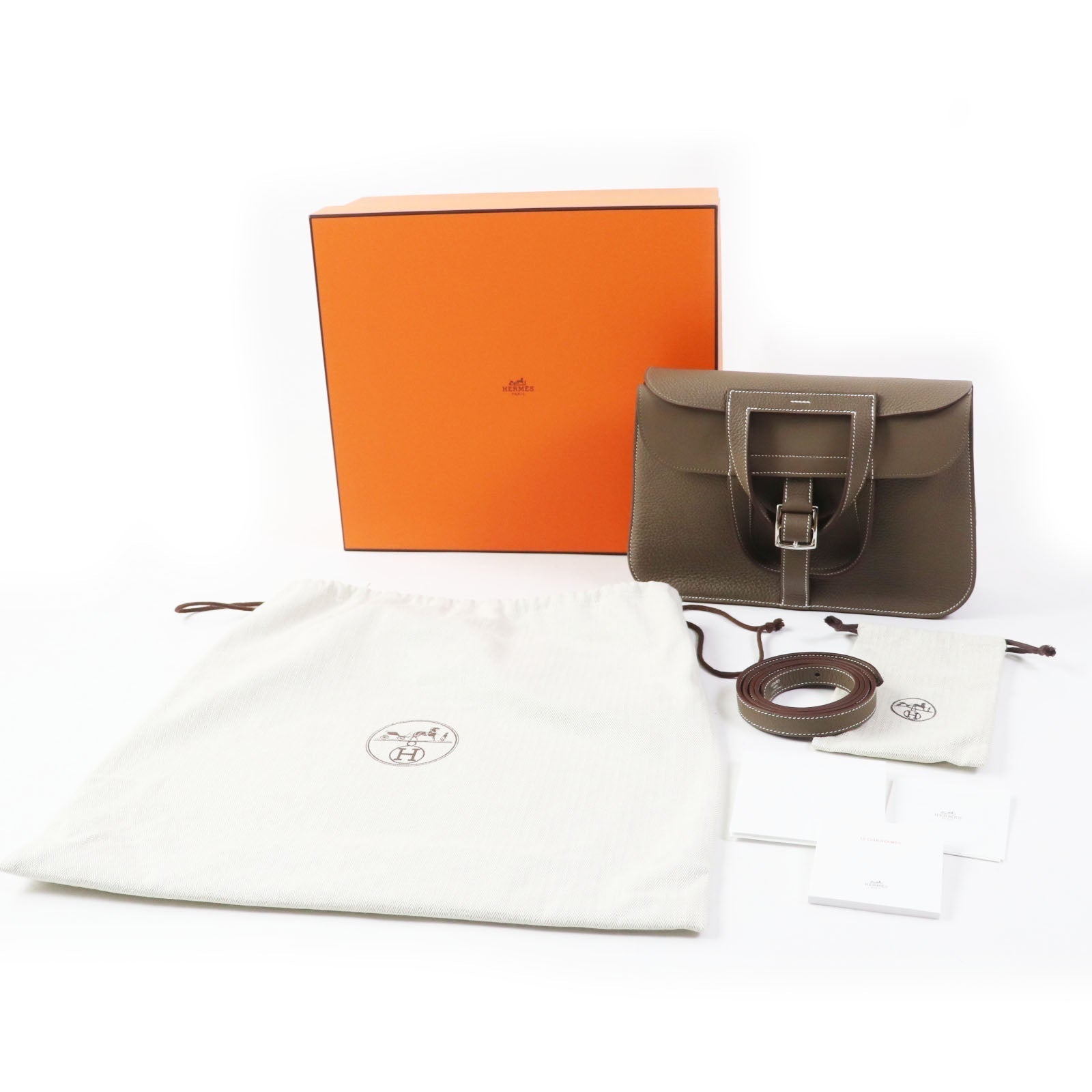 Hermes Shoulder Bag Taurillon Clemence Etope Arzan Women