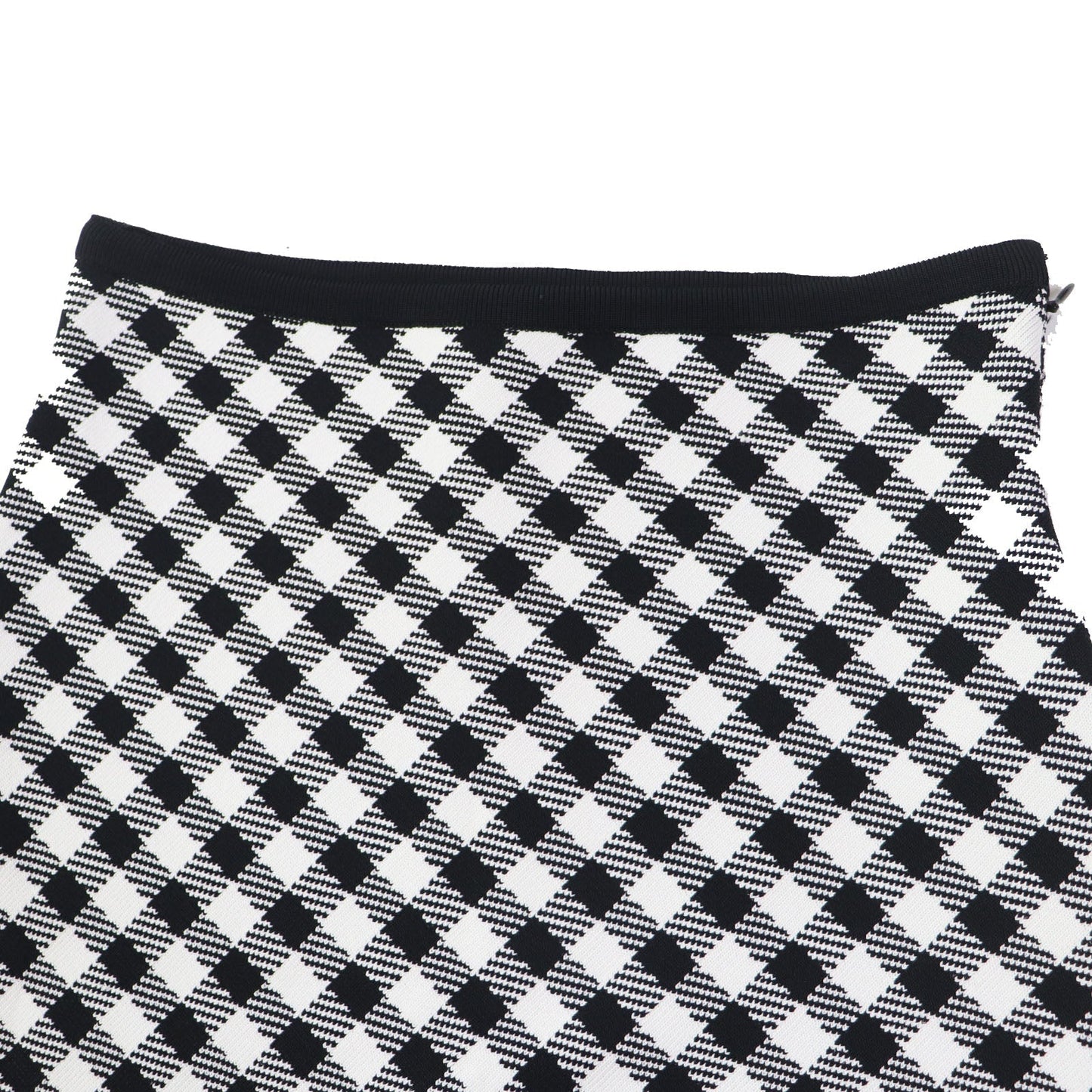 Dior Christian Flare Skirt Main: % Rayon, % Nylon Black Travel Bag