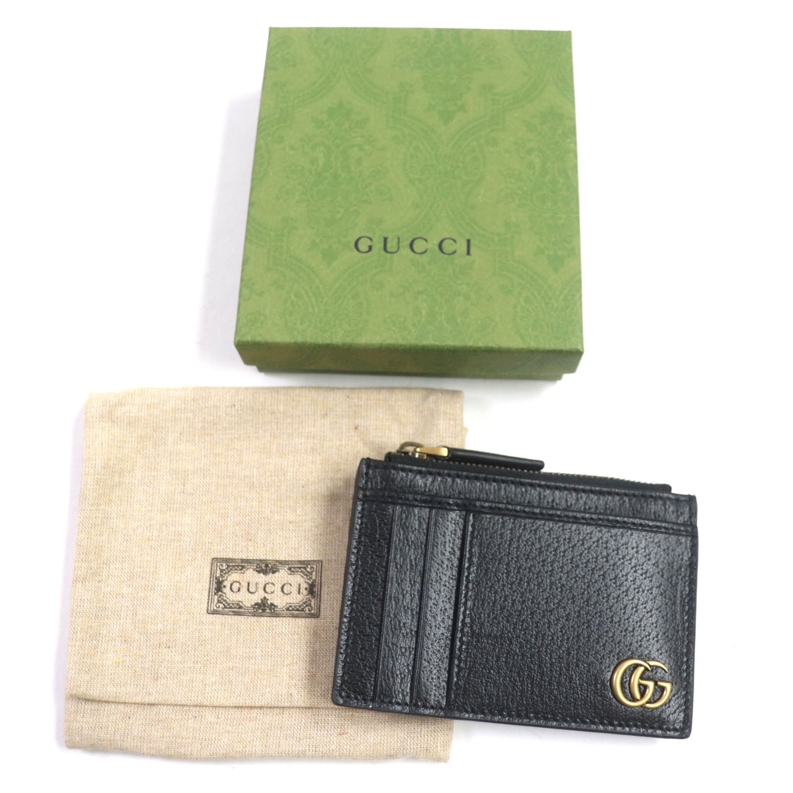 Gucci Leather Black Wallet Case