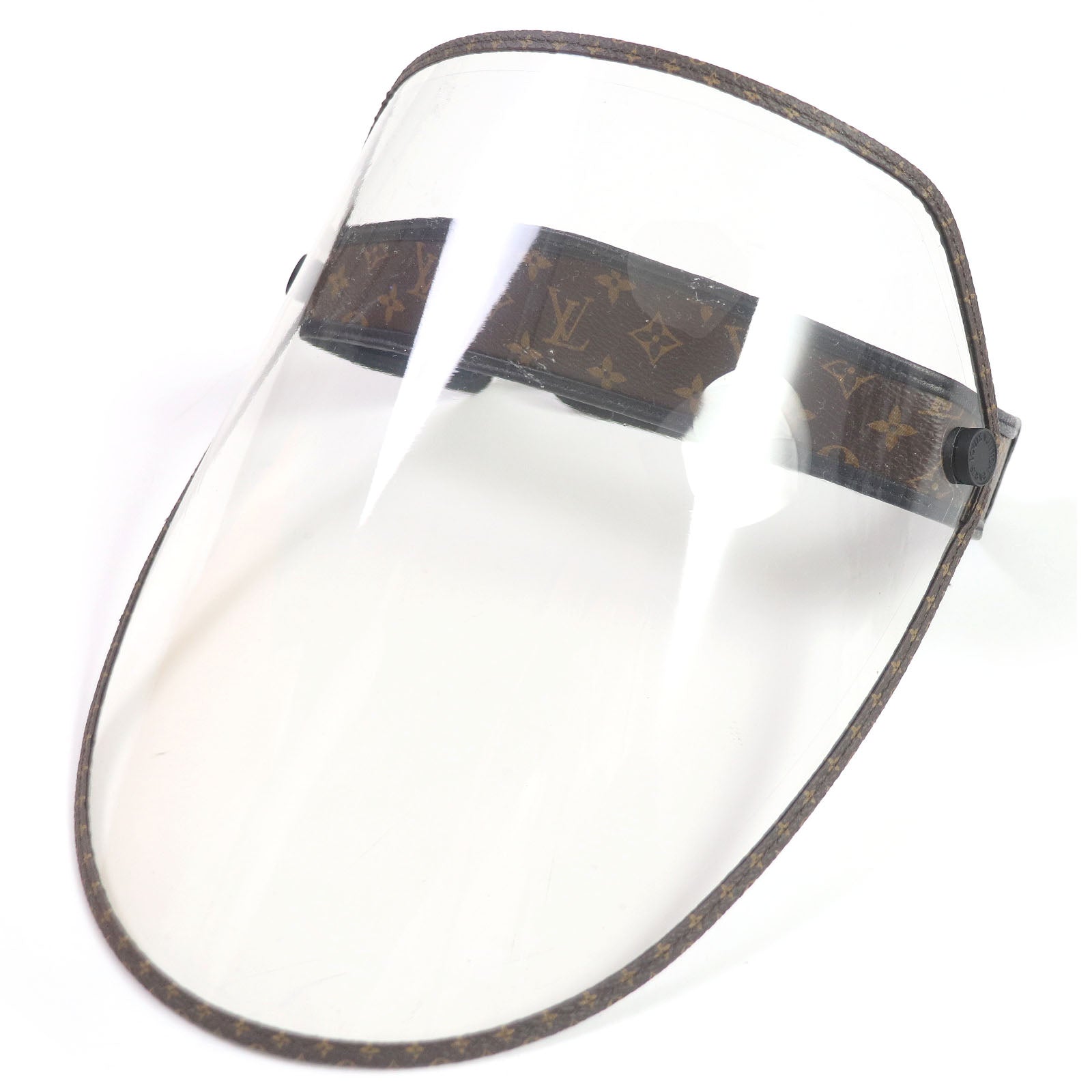 Louis Vuitton Sun visor M76727 Part clear Monogram Canvas Brown Handbag