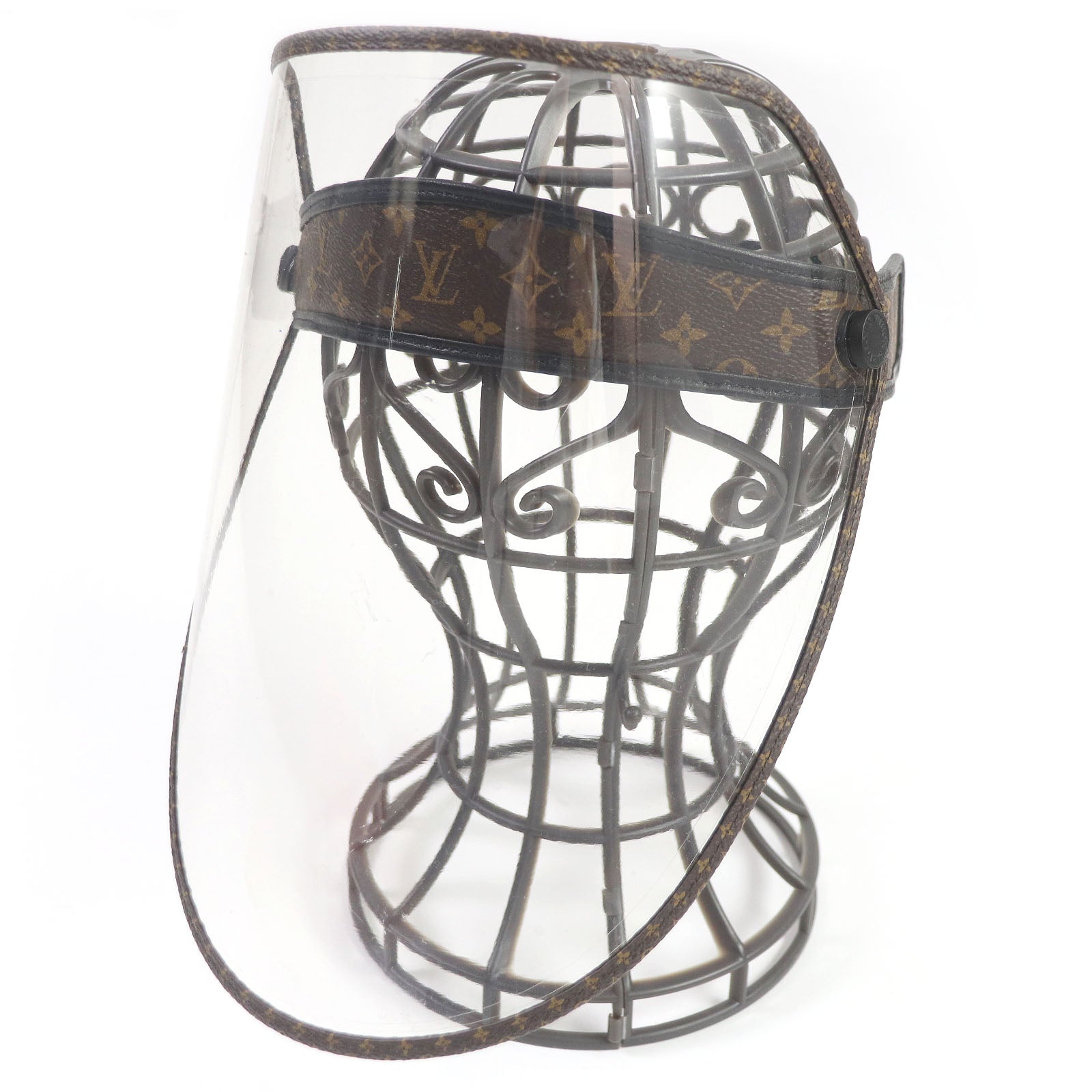 Louis Vuitton Sun visor M76727 Part clear Monogram Canvas Brown Handbag