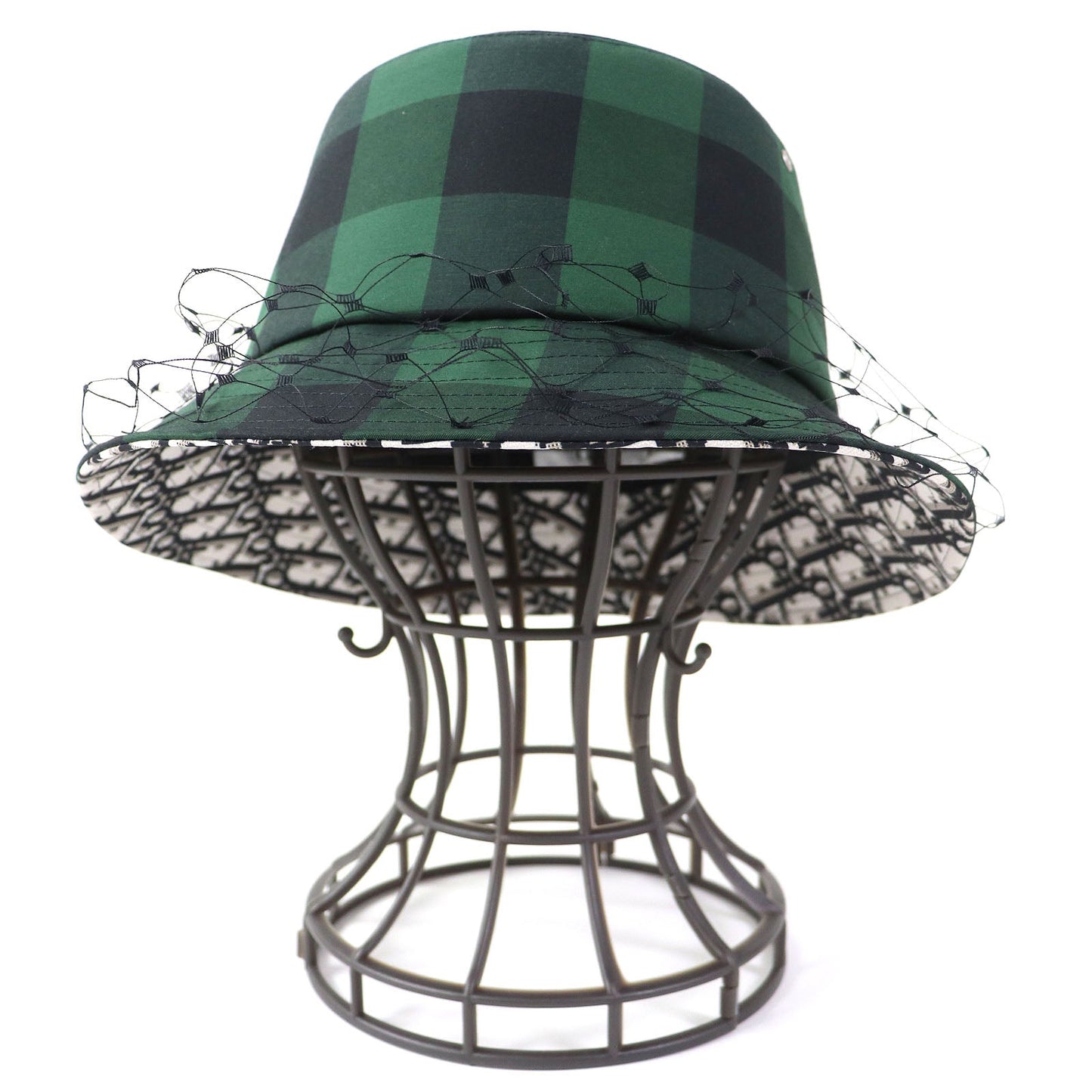 Dior Christian Hat Outer Material: % Polyester, Outer Nylon Green Travel Bag