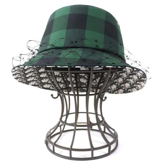 Dior Christian Hat Outer Material: % Polyester, Outer Nylon Green Travel Bag