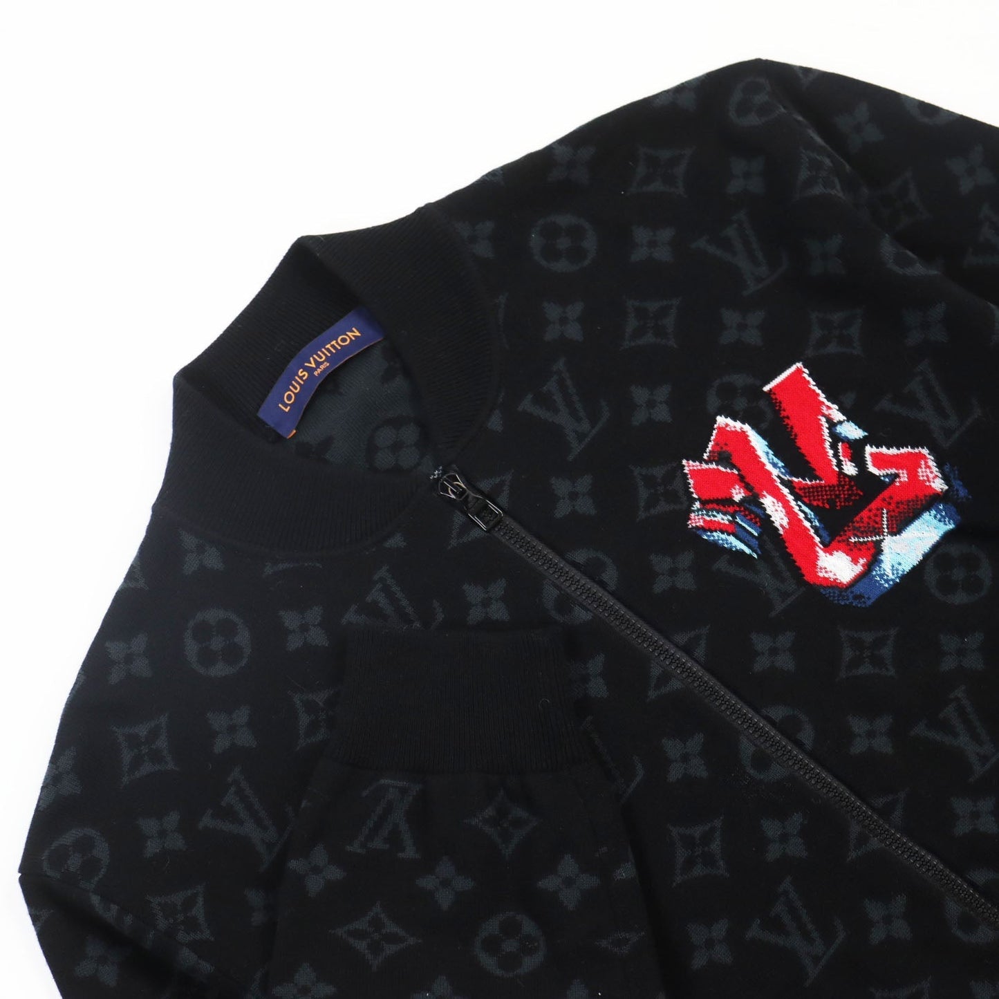Louis Vuitton Blouson 1AA4XT ouson M Cotton Black Handbag