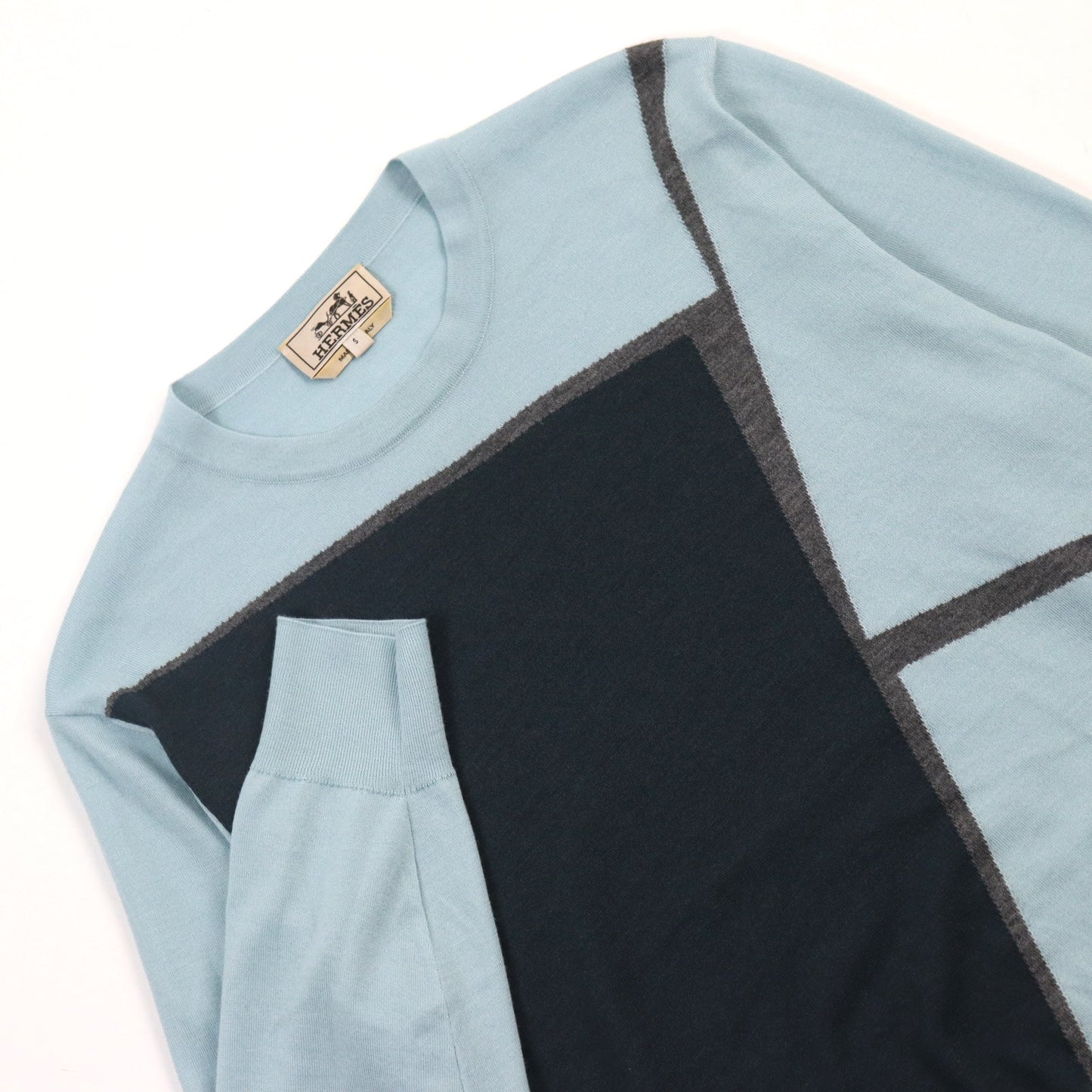 Knit Main: Cashmere, Main: Silk Type Mens Blue Travel Bag