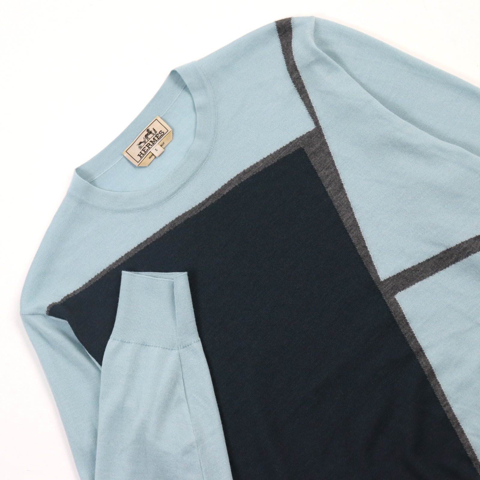 Knit Main: Cashmere, Main: Silk Type Mens Blue Travel Bag