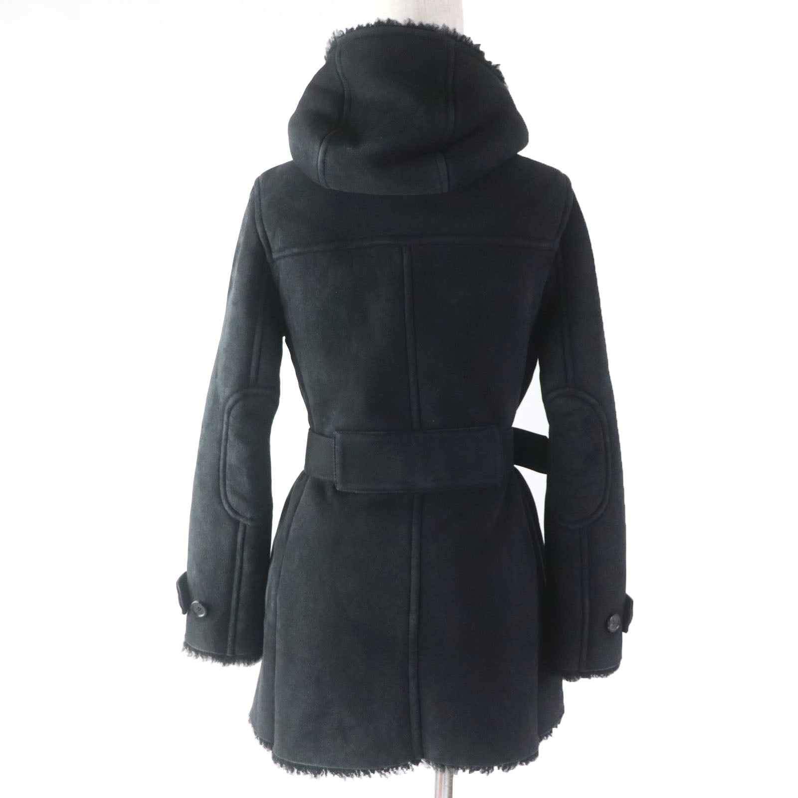 Mouton Coat Main: Mouton Women Handbag Black Travel Bag