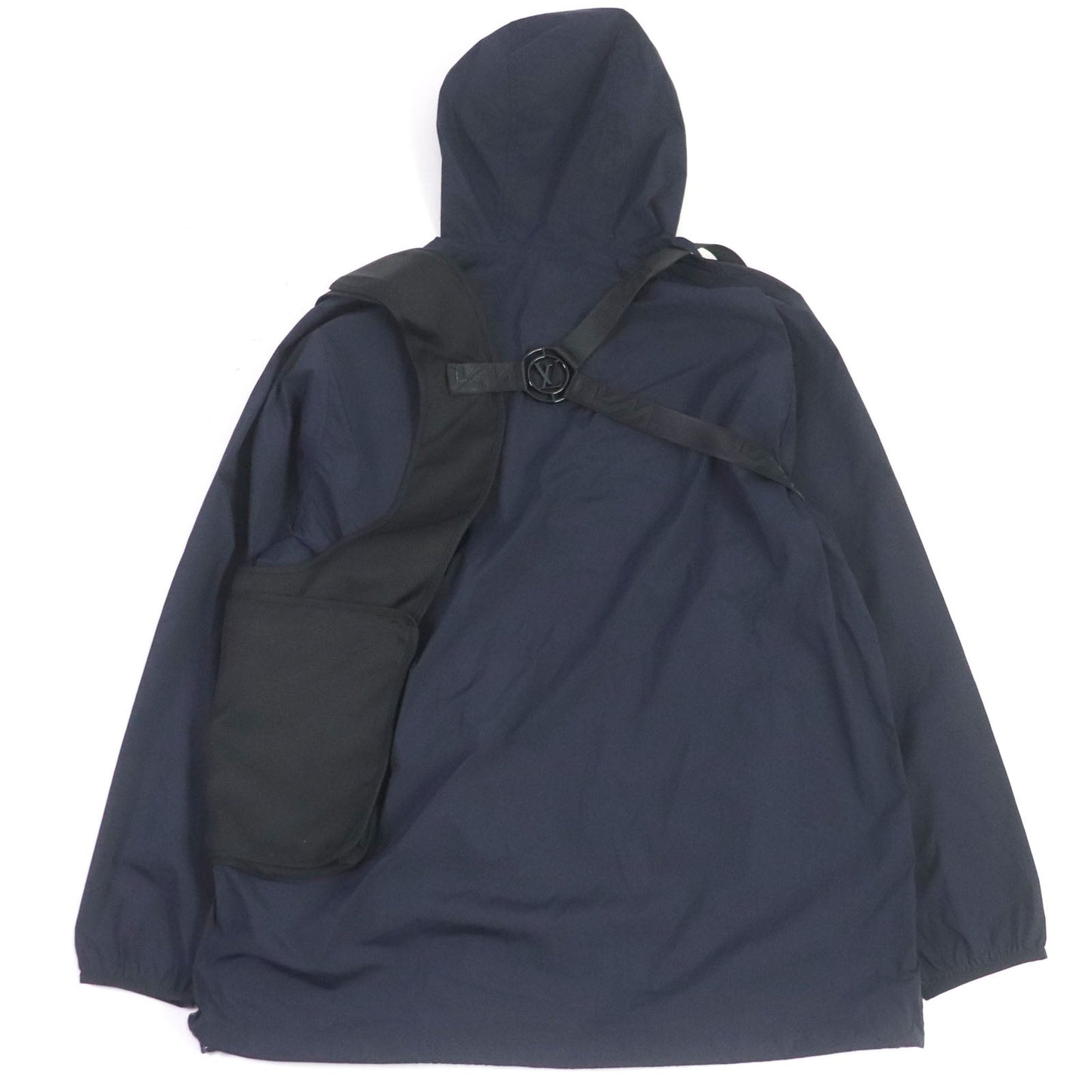 Louis Vuitton Blouson Part 100 52 Nylon Navy Handbag