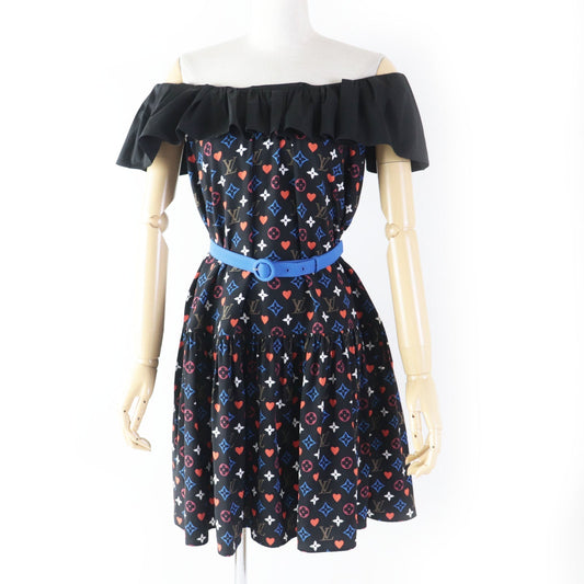 Louis Vuitton dress FK‚cR51 part 90 part Nylon Cotton Black Apparel