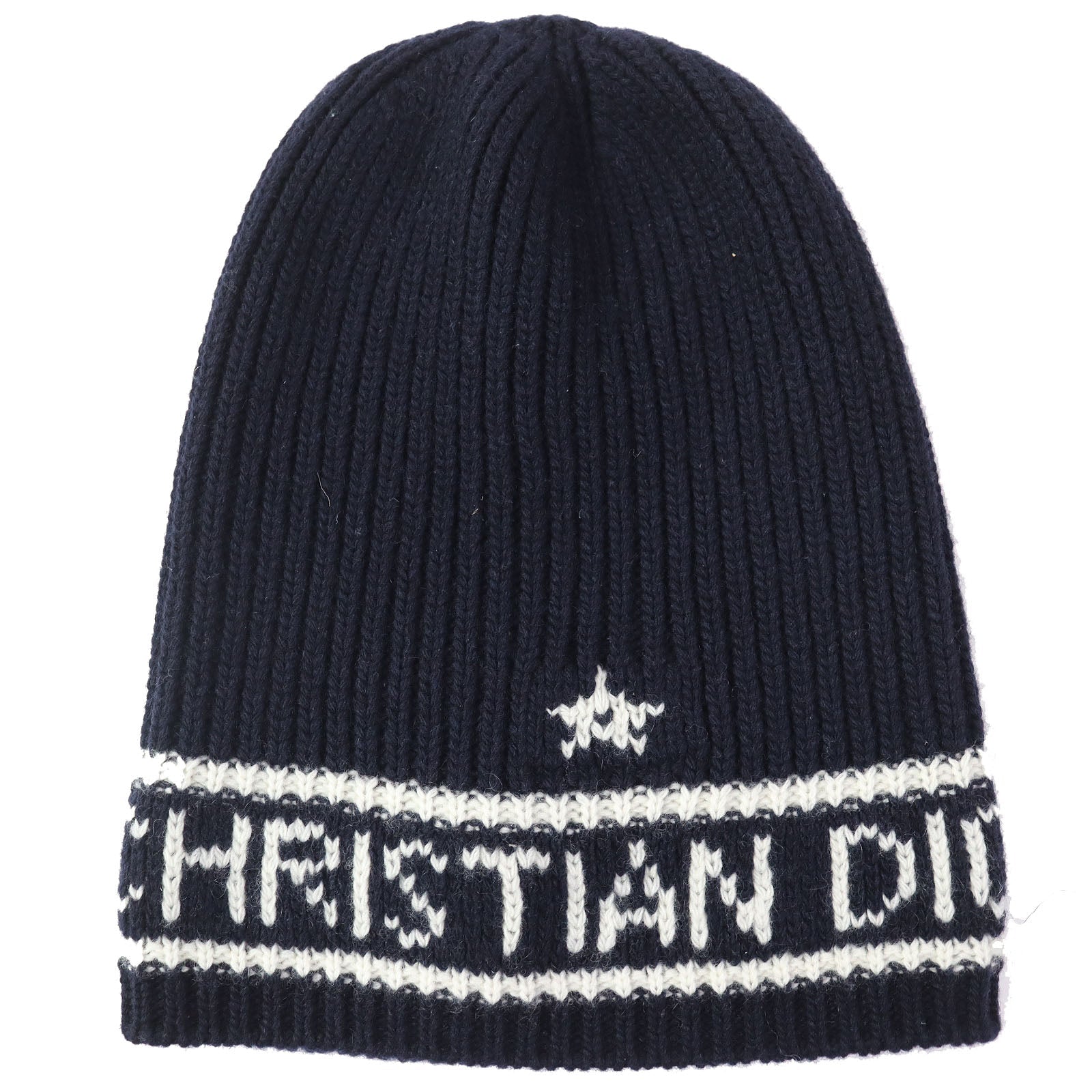 Dior Christian Knit Cap Main: % Wool, Main: White Travel Bag