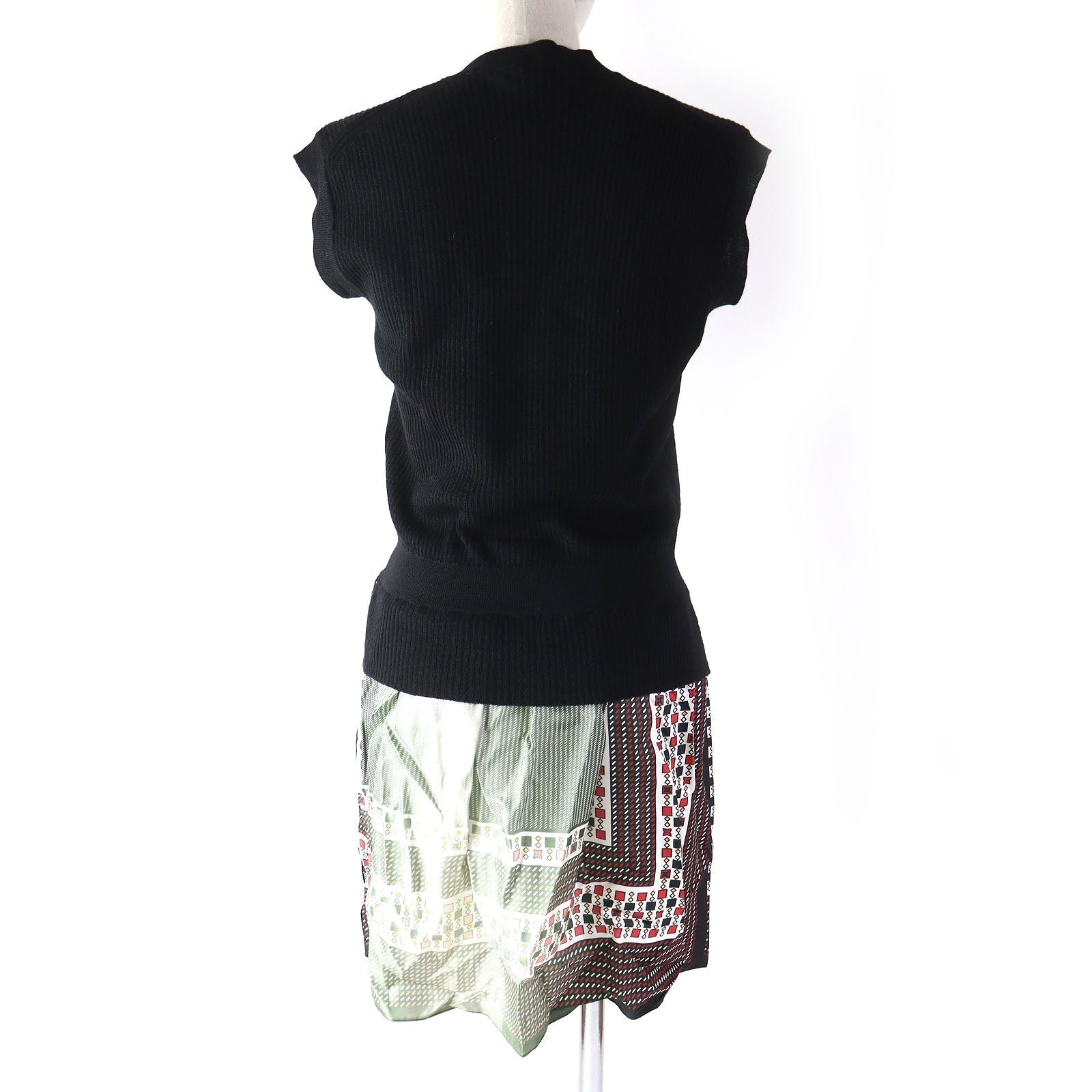 Louis Vuitton one piece Part 100 silk Nylon Wool Black Multicolor Handbag
