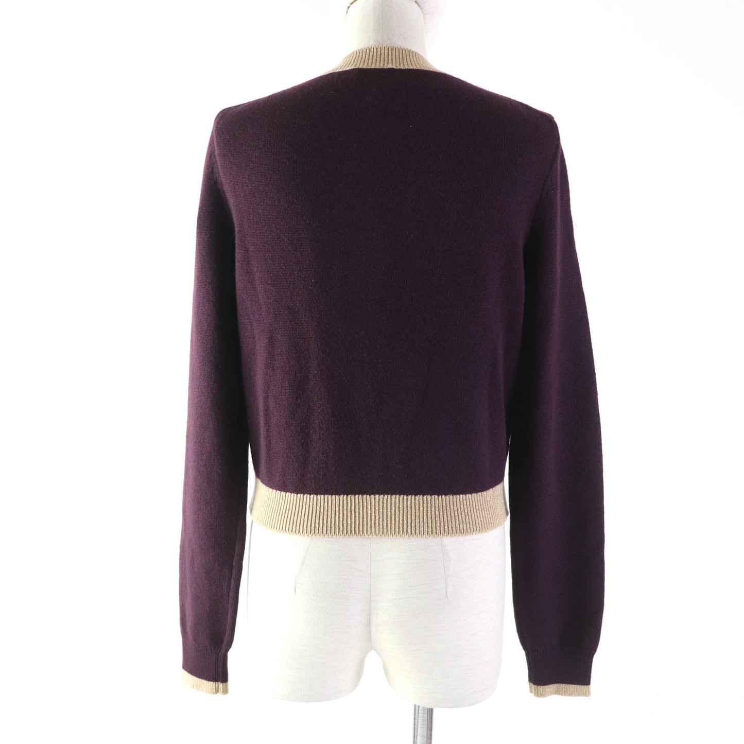Chanel Cashmere Polyester Cardigan 38 Women Apparel