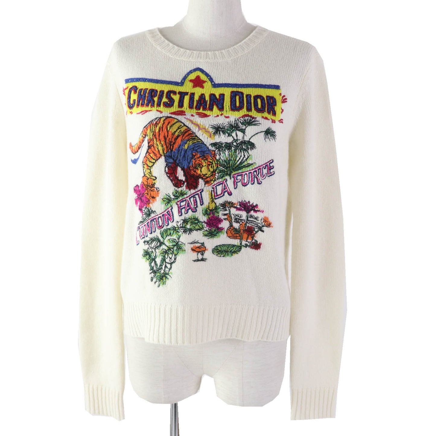Dior Christian Knit Outer: % Cashmere, Part: % White Travel Bag
