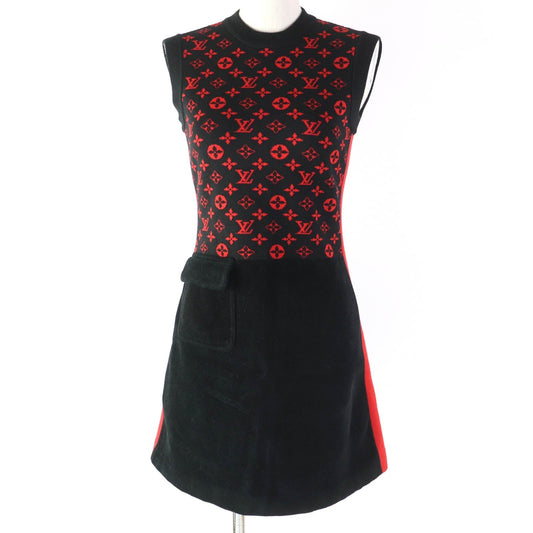 Louis Vuitton one piece Nylon Wool Cotton Black Handbag